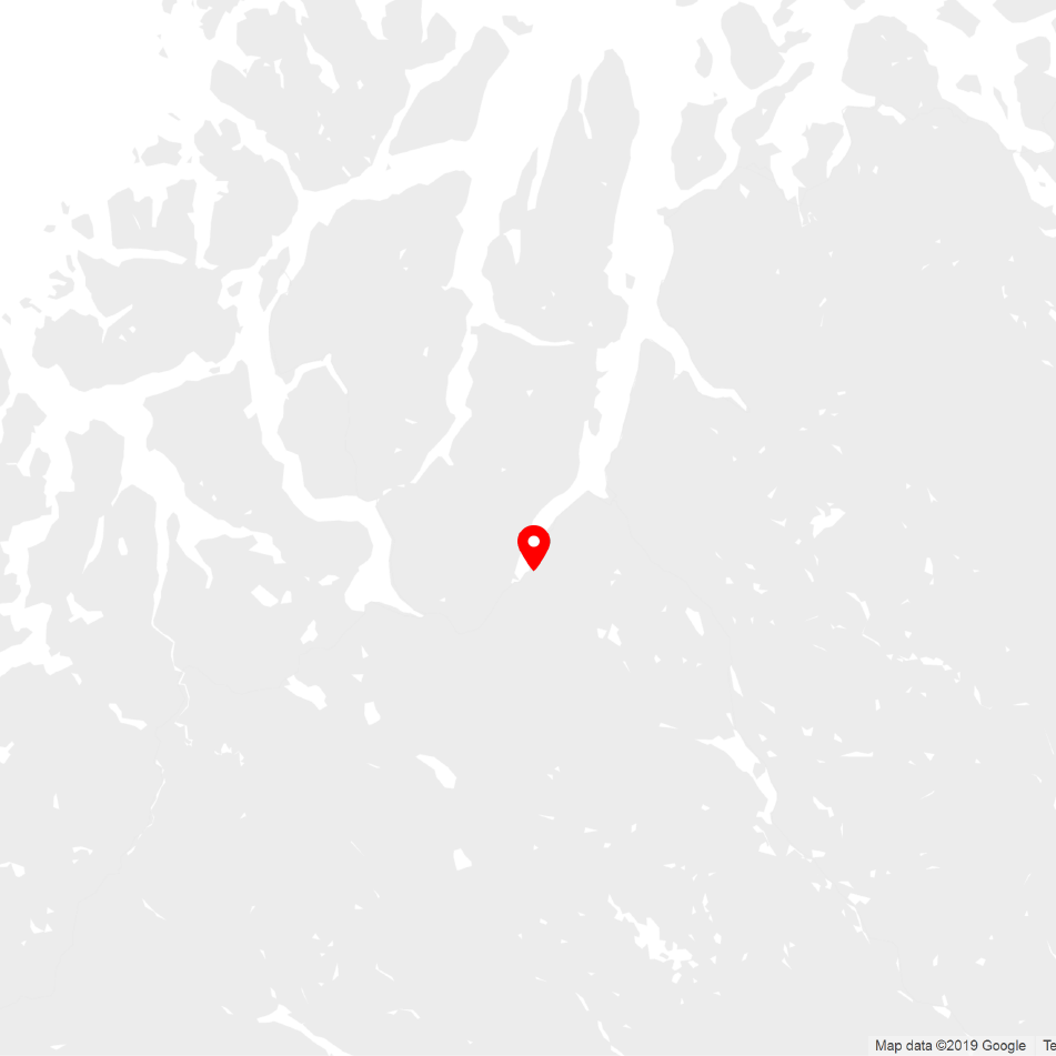 Kart over hvor Flerspråklig Språksenter i Storfjord befinner seg. Nordkalottsenteret, 9143 Skibotn